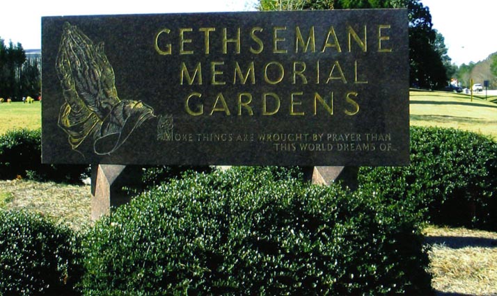 246 Gethsemane Memorial Garde Wake County North Carolina Cemeteries